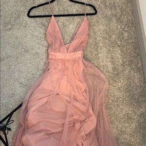 Long Pink dress